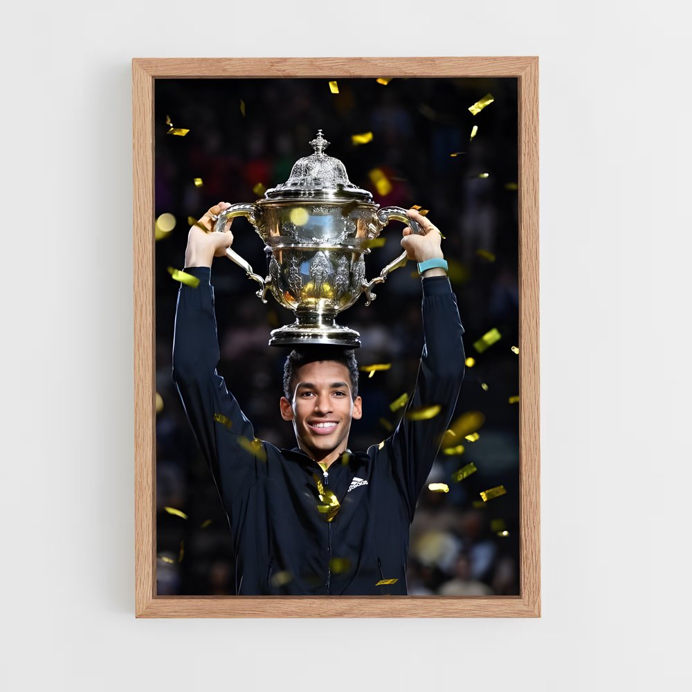 Poster La Victoire de Felix – affiche Tennis (vue 4)